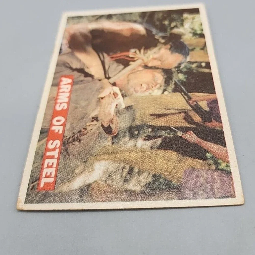 1956 Topps Davy Crockett Arms of Steel Disney Classic Trading Card #30 - Picture 3 of 6